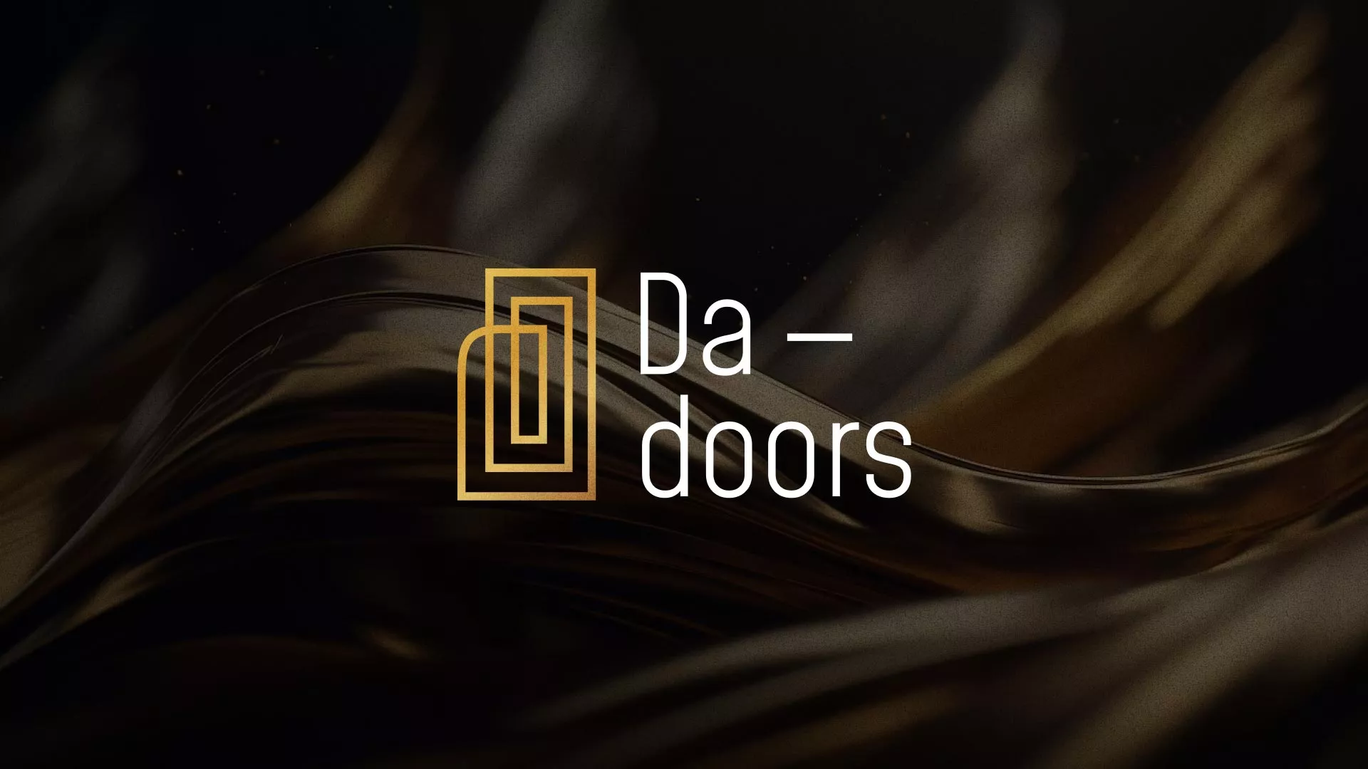 Разработка логотипа для компании «DA-DOORS» в Кяхте